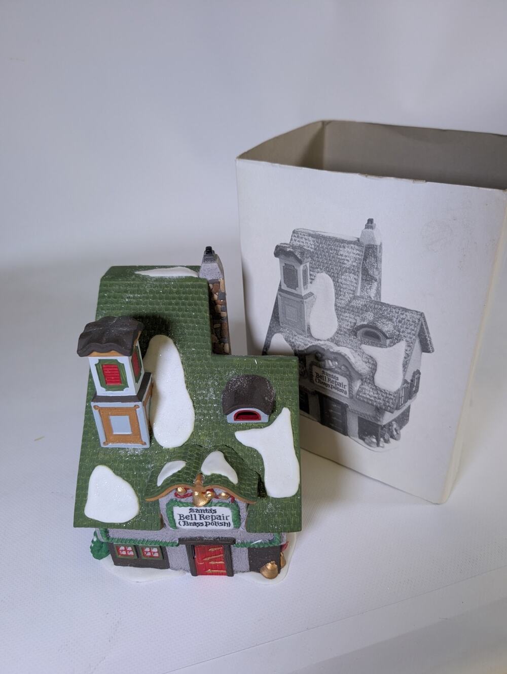 Department 56, North Pole, "Santa's Bell Repair" VTG MIB Retired